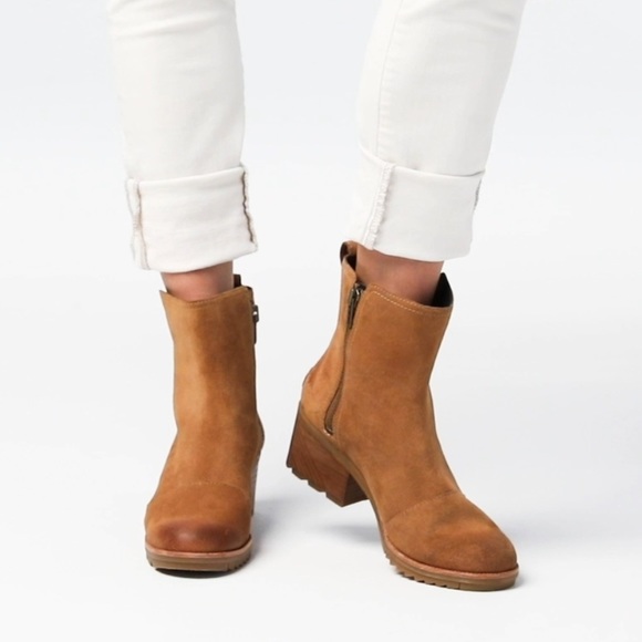 Sorel cate waterproof bootie bootle ice tea NWT 8 - Picture 4 of 8